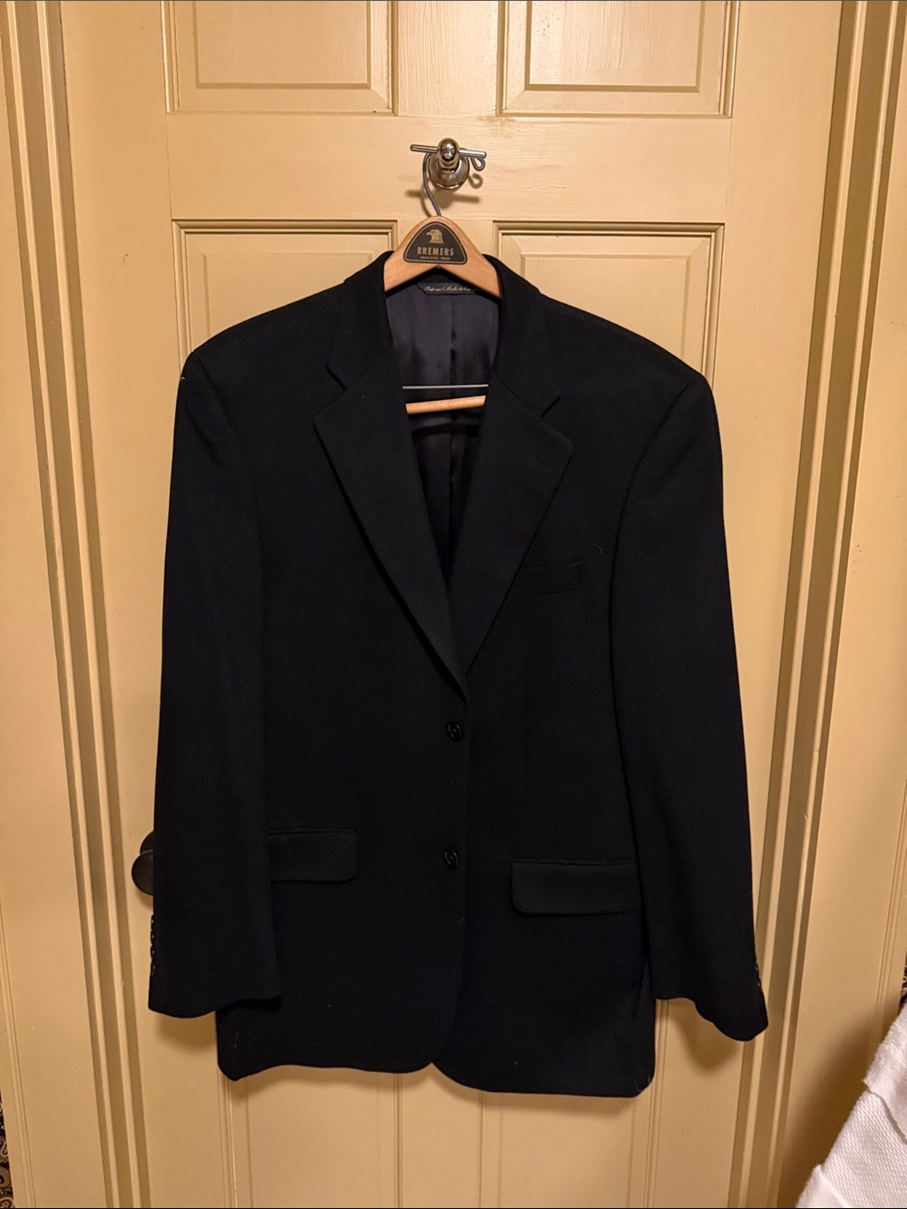Men's Black Single-Breasted Blazer